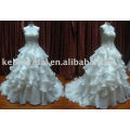 2011 último vestido de boda de la marca de fábrica del diseñador, vestido nupcial